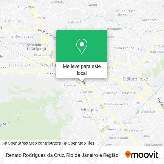 Renato Rodrigues da Cruz mapa
