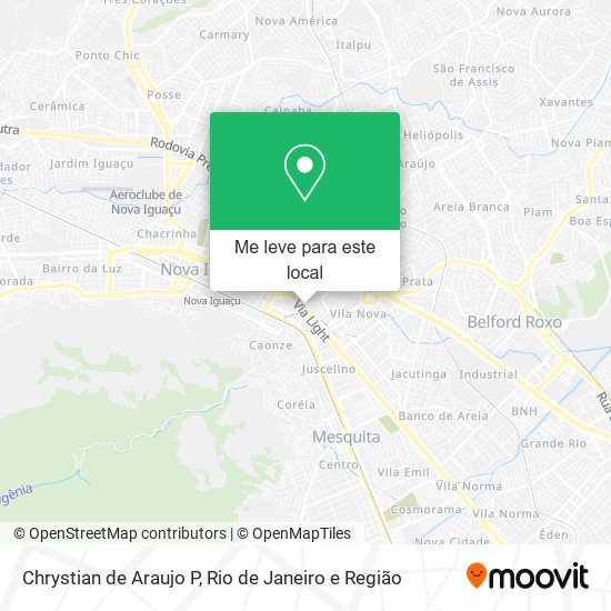 Chrystian de Araujo P mapa