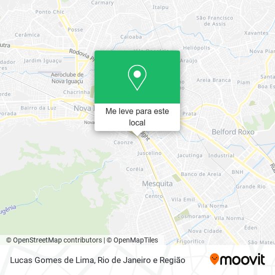 Lucas Gomes de Lima mapa