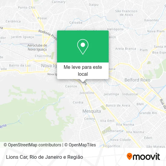 Lions Car mapa