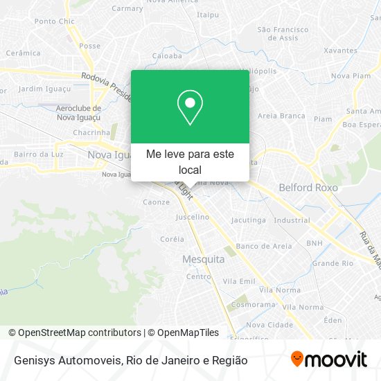 Genisys Automoveis mapa