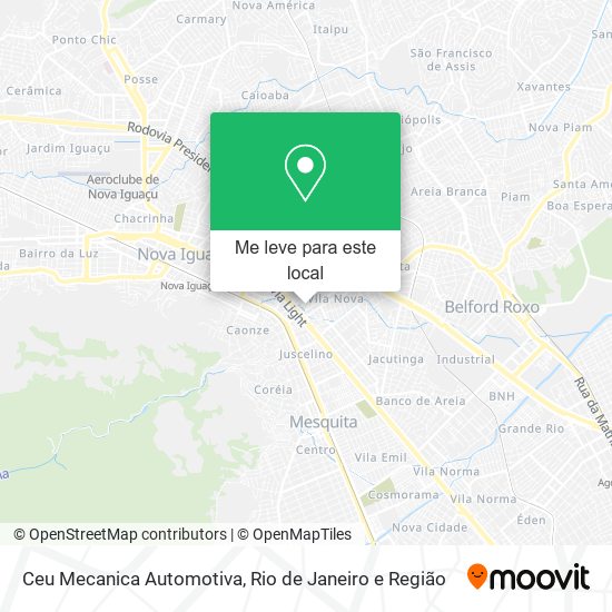 Ceu Mecanica Automotiva mapa