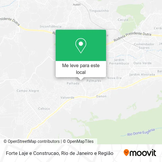 Forte Laje e Construcao mapa