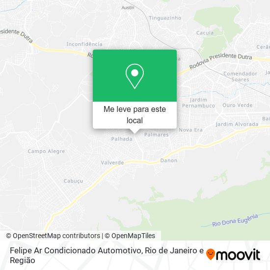 Felipe Ar Condicionado Automotivo mapa