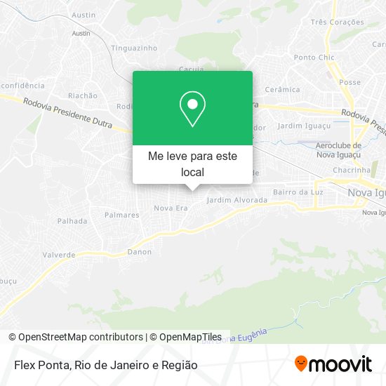 Flex Ponta mapa