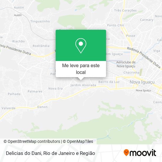 Delicias do Dani mapa