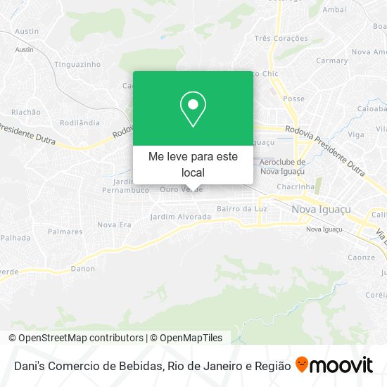 Dani's Comercio de Bebidas mapa