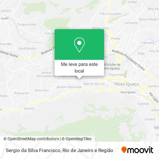 Sergio da Silva Francisco mapa