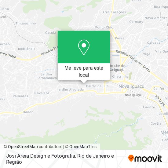 Josi Areia Design e Fotografia mapa