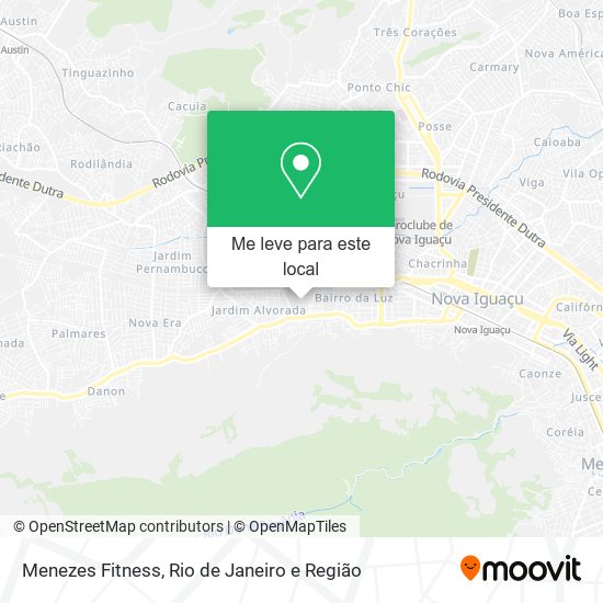 Menezes Fitness mapa