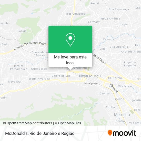 McDonald's mapa