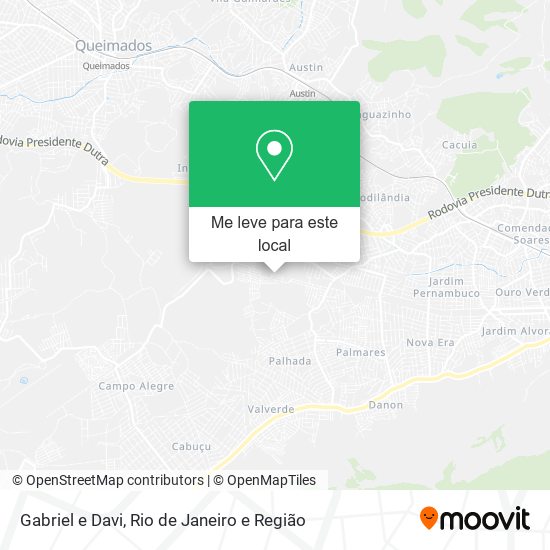 Gabriel e Davi mapa