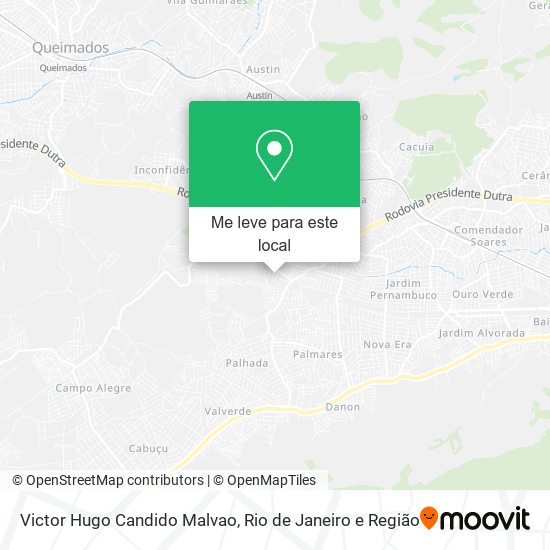 Victor Hugo Candido Malvao mapa