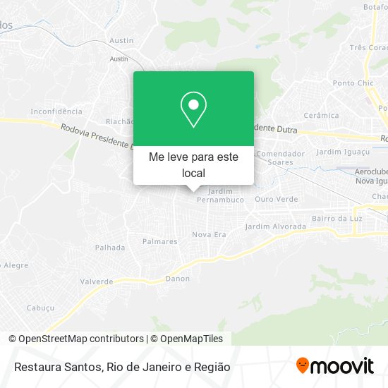 Restaura Santos mapa