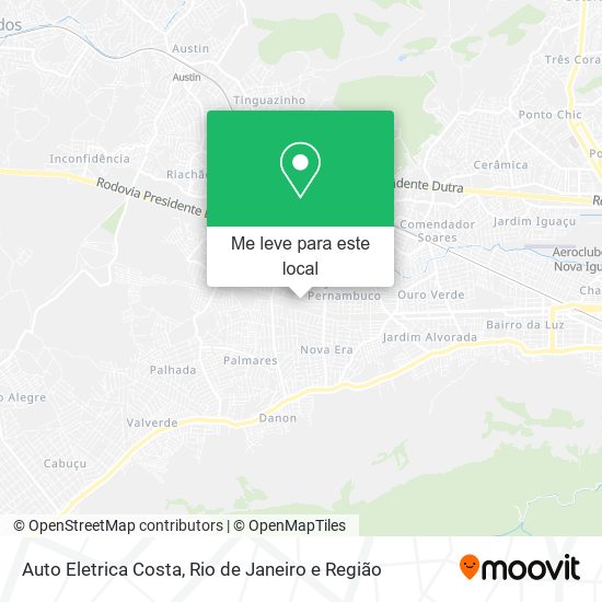 Auto Eletrica Costa mapa