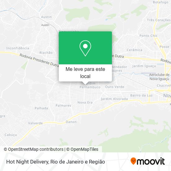 Hot Night Delivery mapa