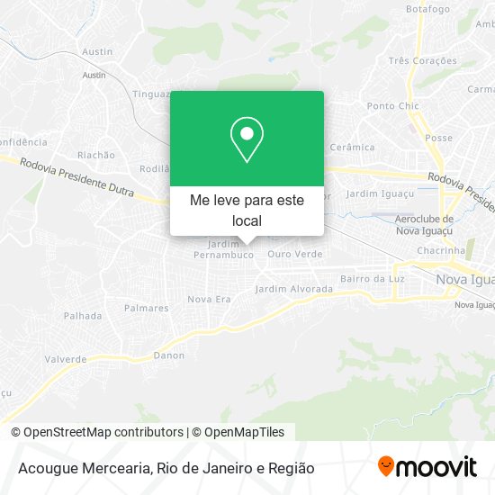 Acougue Mercearia mapa