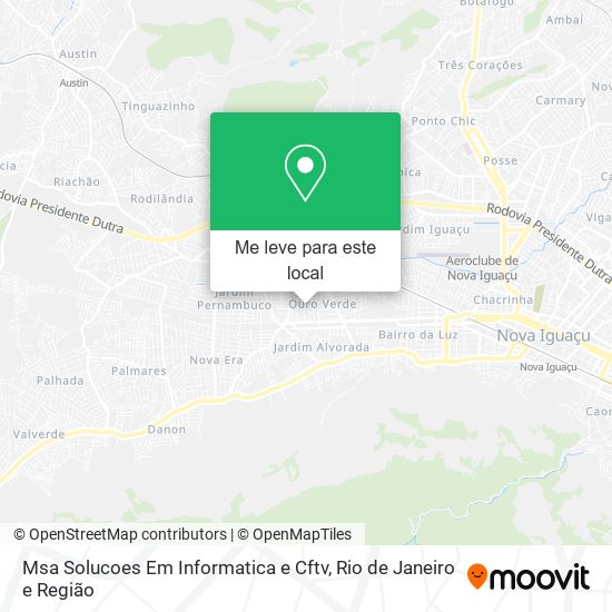 Msa Solucoes Em Informatica e Cftv mapa