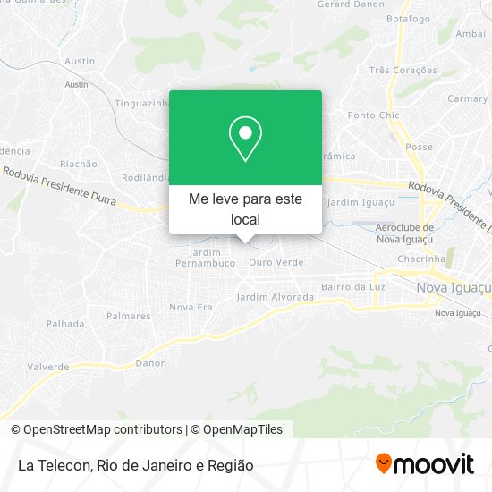 La Telecon mapa