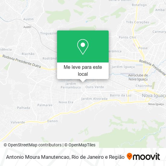 Antonio Moura Manutencao mapa