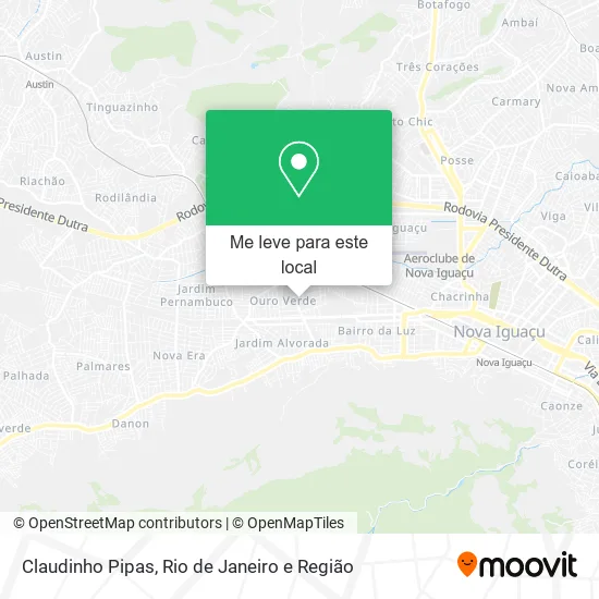 Claudinho Pipas mapa