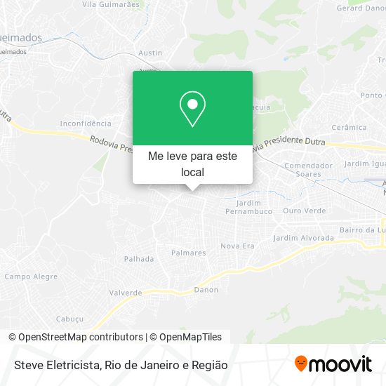 Steve Eletricista mapa