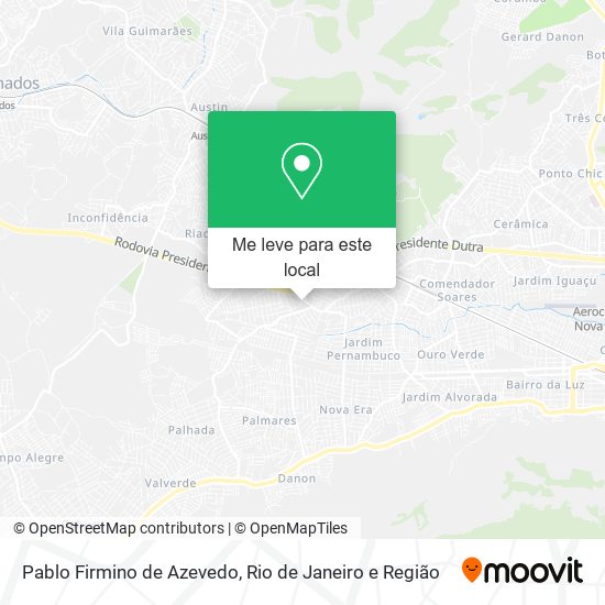 Pablo Firmino de Azevedo mapa