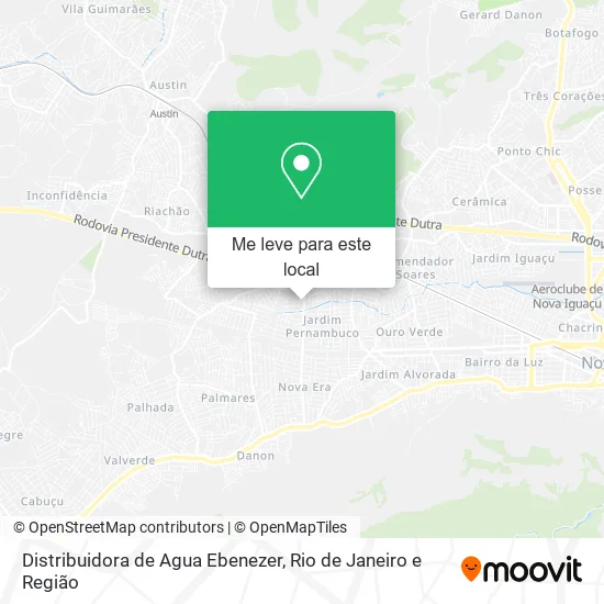 Distribuidora de Agua Ebenezer mapa