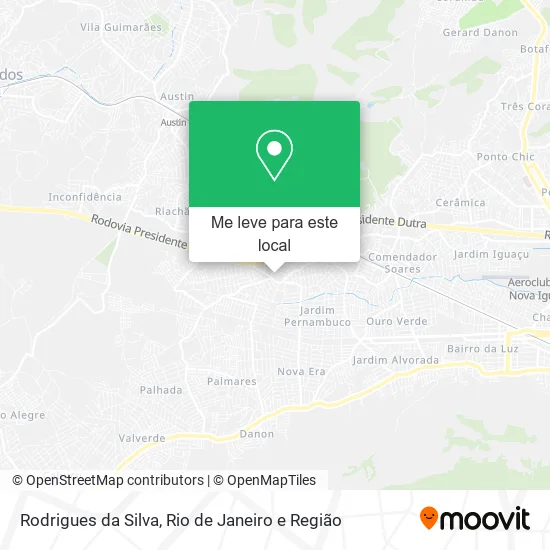 Rodrigues da Silva mapa