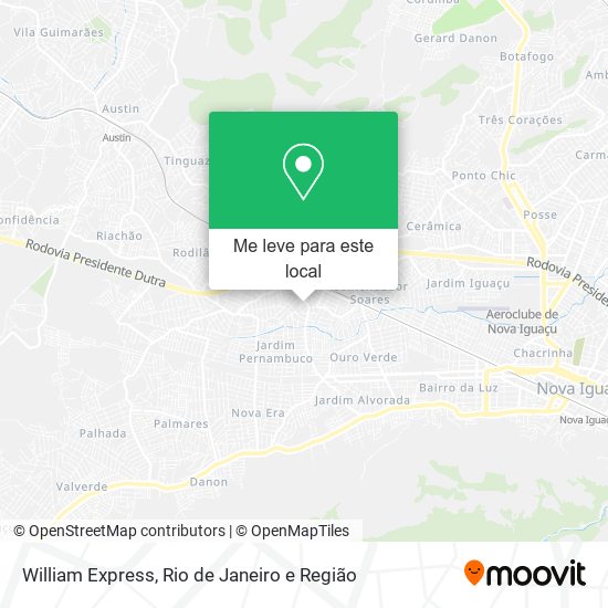 William Express mapa