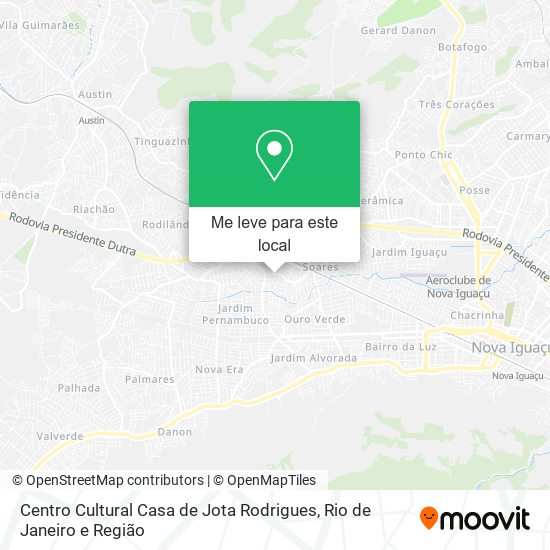 Centro Cultural Casa de Jota Rodrigues mapa