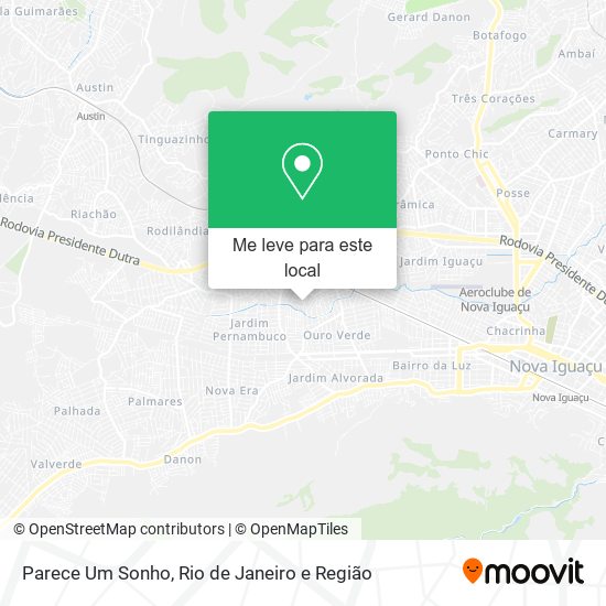 Parece Um Sonho mapa