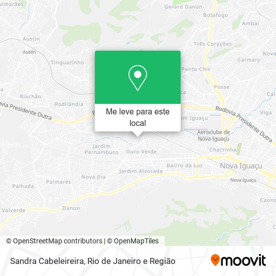 Sandra Cabeleireira mapa