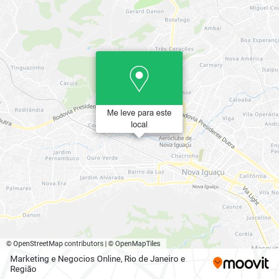 Marketing e Negocios Online mapa