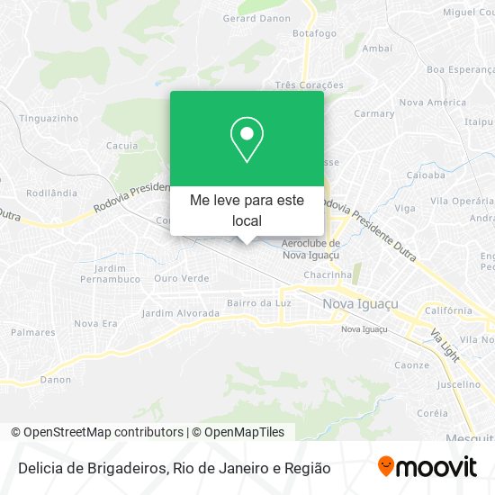 Delicia de Brigadeiros mapa