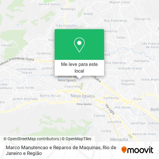 Marco Manutencao e Reparos de Maquinas mapa