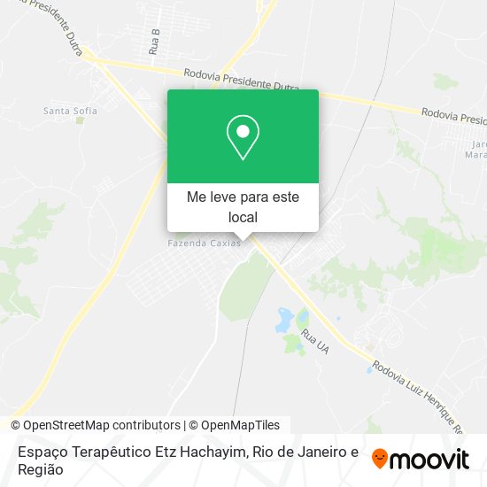Espaço Terapêutico Etz Hachayim mapa