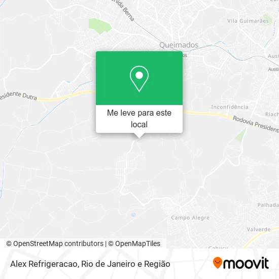 Alex Refrigeracao mapa