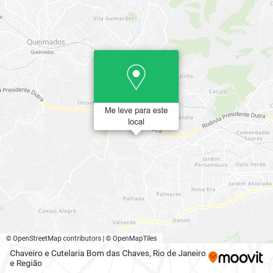 Chaveiro e Cutelaria Bom das Chaves mapa