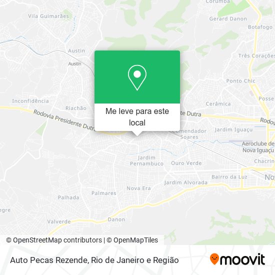 Auto Pecas Rezende mapa