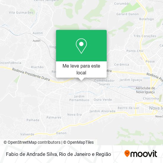 Fabio de Andrade Silva mapa