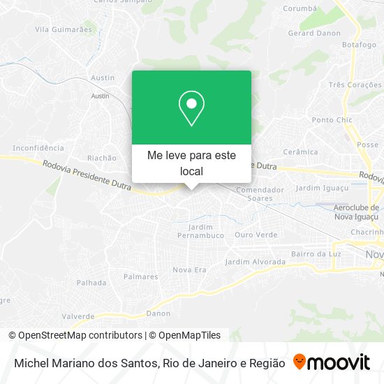 Michel Mariano dos Santos mapa