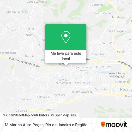 M Marins Auto Peças mapa