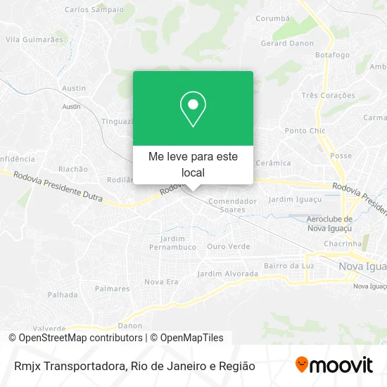 Rmjx Transportadora mapa
