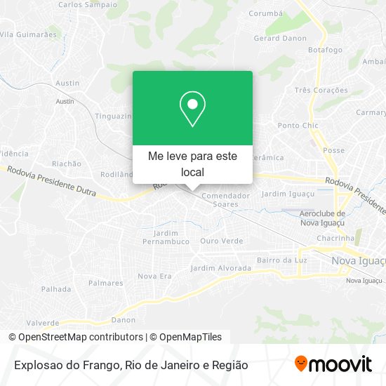 Explosao do Frango mapa