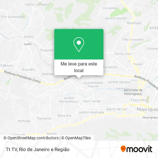 Tt TV mapa