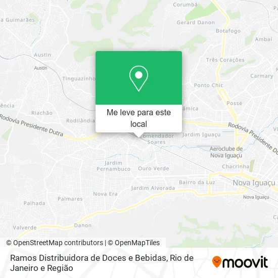 Ramos Distribuidora de Doces e Bebidas mapa
