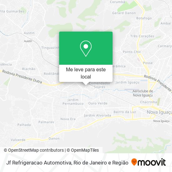 Jf Refrigeracao Automotiva mapa