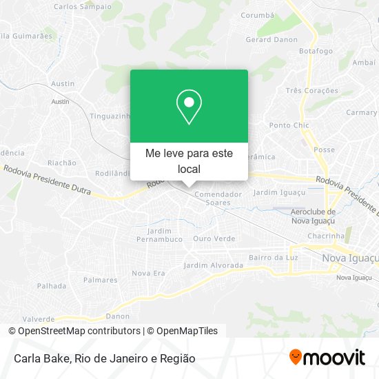 Carla Bake mapa