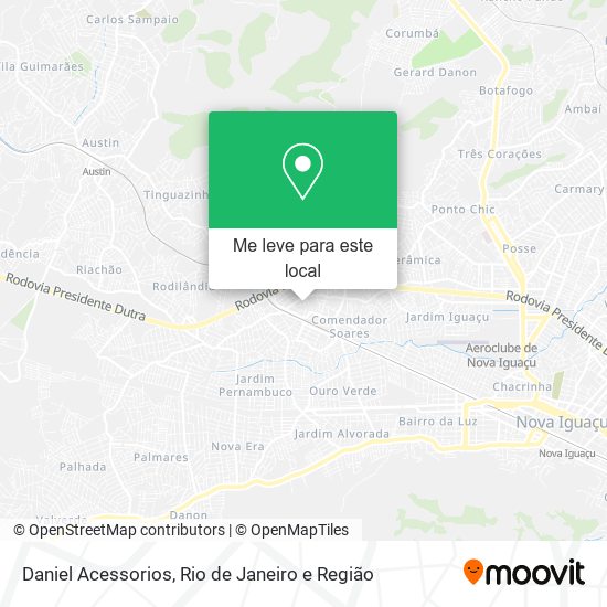 Daniel Acessorios mapa